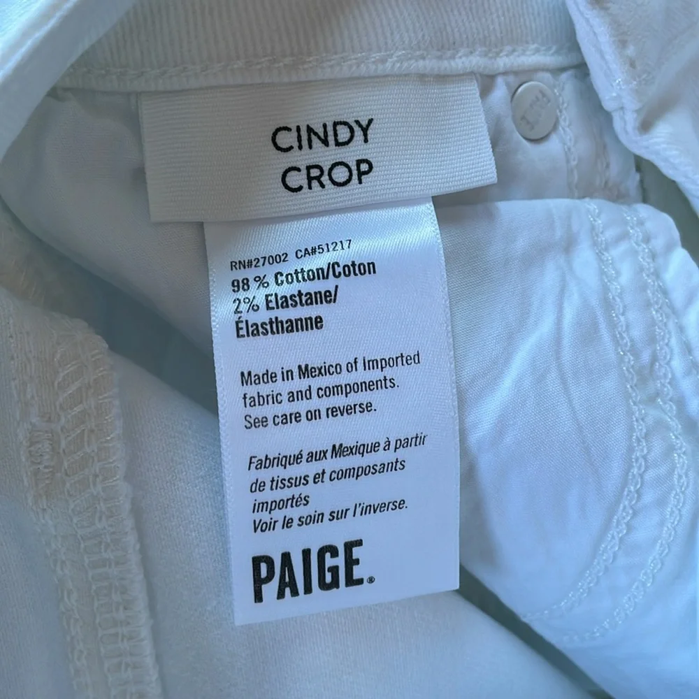 NWT Paige Cindy Crop Jeans - Picture 9 of 11